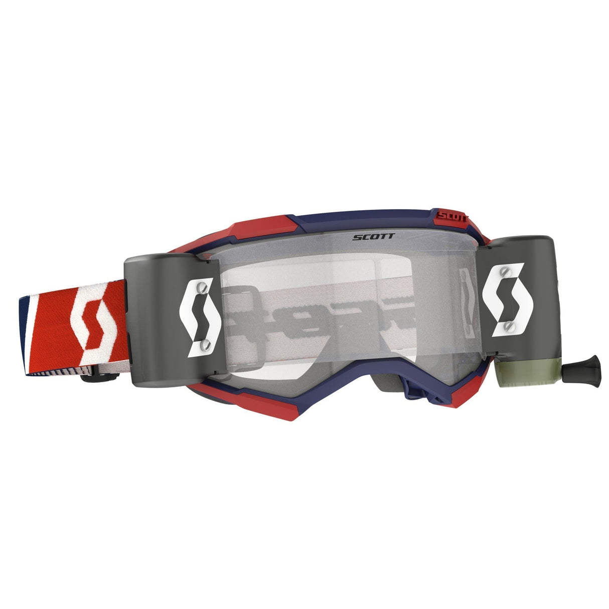Scott Fury Goggles WFS, Red / Blue - Clear Works
