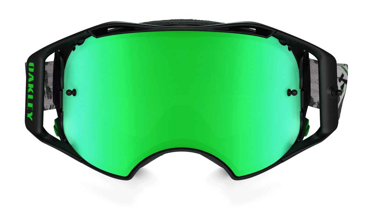 Goggle Shop Oakley Airbrake Tear Off Lens, Mirror Green