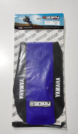 Enjoy Manufacturing Yamaha Seat Cover YZ 125 YZ 250 1996 - 2001 STD  Logo, Black / Blue