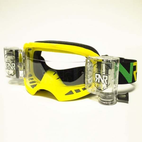 Rip n Roll Colossus WVS Roll Off Goggle, Yellow